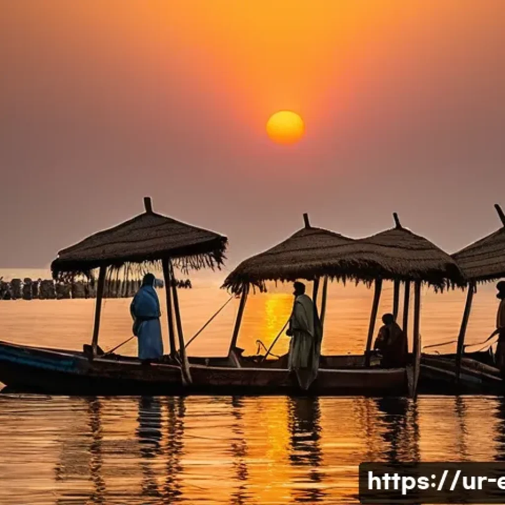 지속가능한 어업 - A detailed scene of local Pakistani fishermen practicing sustainable fishing along the Arabian Sea c...