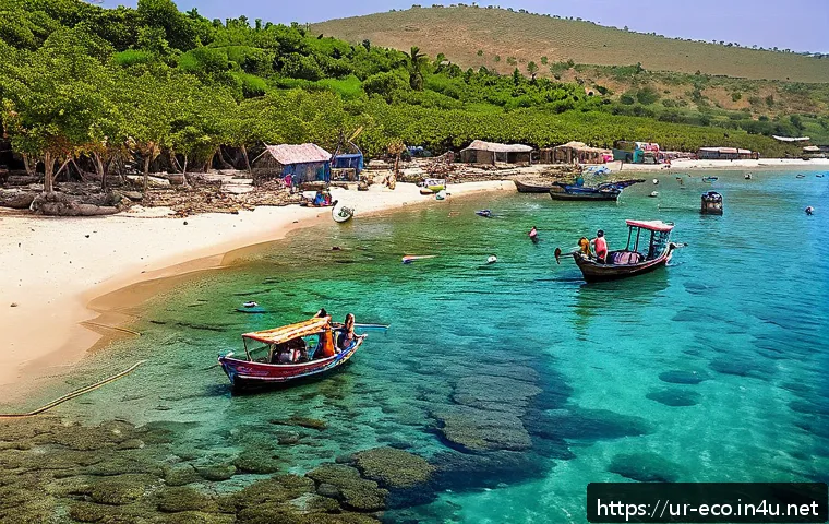 산호초 보호 정책 - A vibrant underwater scene depicting a healthy coral reef ecosystem off the coast of Karachi, Pakist...